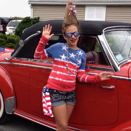 Charlotte Connick on 4th of July.